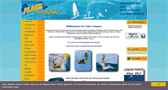 Desktop Screenshot of flaka-funsport.de