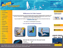 Tablet Screenshot of flaka-funsport.de